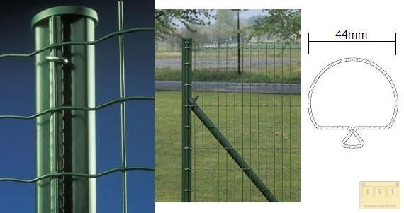 Bekaclip stabs 230x48 x 1,25mm zaļš ar cepuri, 5gb.