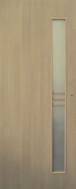 Iekšdurvis KVADRA ar stiklu, 70cm