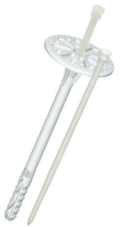 Fasades izolacijas dibelis ø 10x140 ar plastmasas naglu