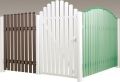 PVC vārtiņi ar taisniem dēļiem 1x1.6m dažādās krāsās