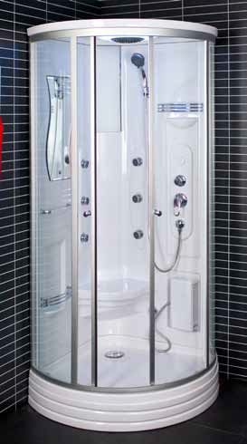 6015 Duschy Masāža dušas kabīne 103x103x217cm