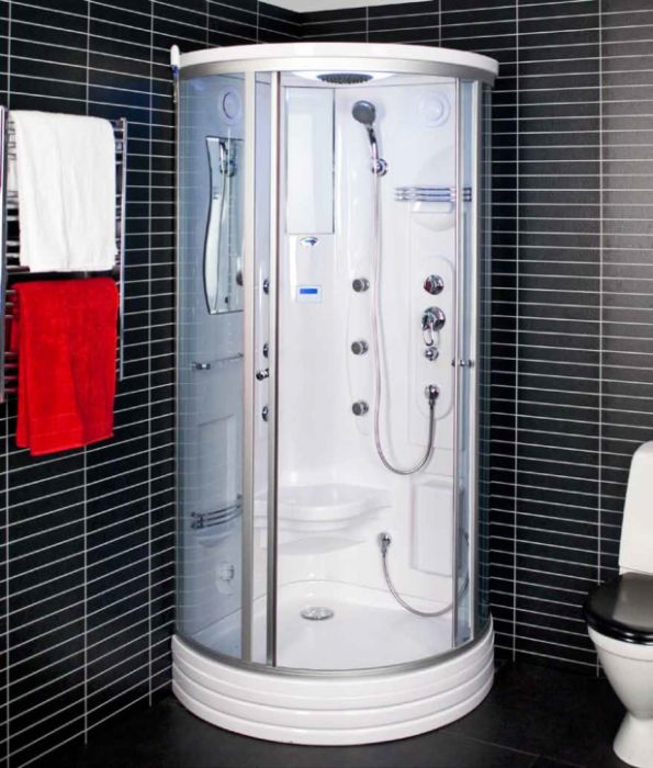 Duschy 6116 Tvaika dušas kabīne 103x103x217cm