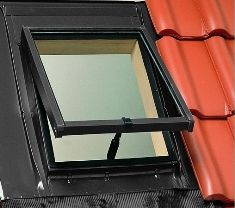 Jumta lūka ROTO Lucarno WDL R27 H RAL no koka atverama uz sāniem