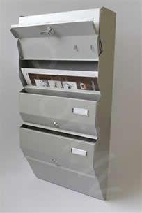 PD 96 vertikālā iekštelpu 5 bloku pastkaste