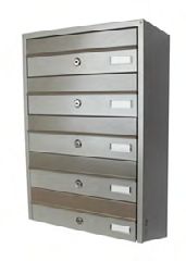 PD 91 vertikālā ārtelpu 9 bloku pastkaste